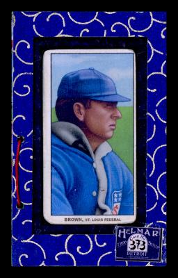 Picture, Helmar Brewing, T206-Helmar Card # 373, Mordecai BROWN (HOF), Heavy sweater, St. Louis Terriers